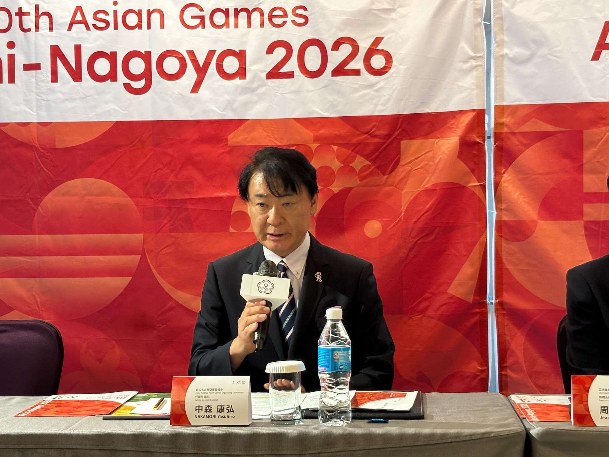 公益財団法人愛知・名古屋アジア・アジアパラ競技大会組織委員会の中森康弘副事務局長