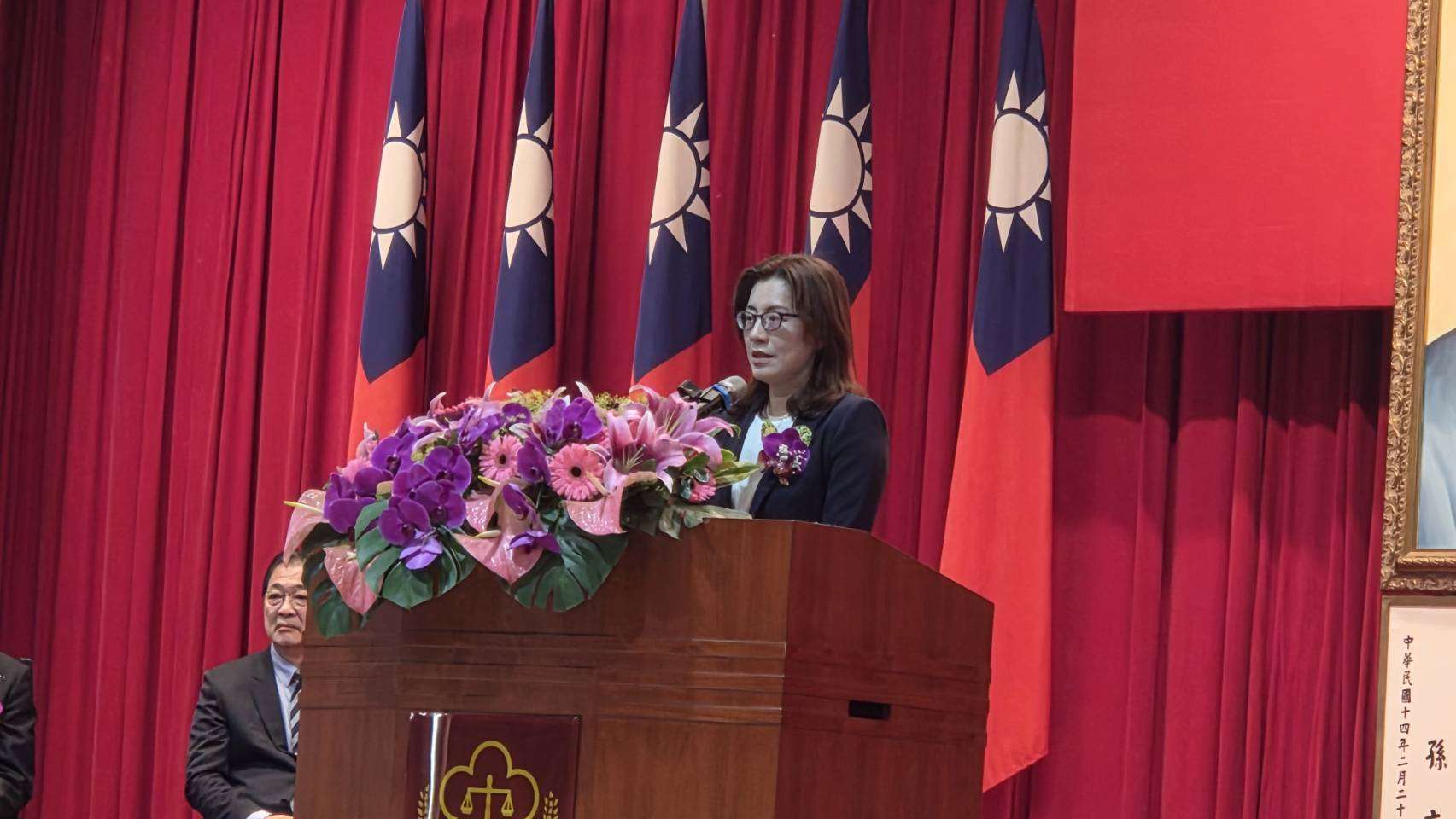 新任花蓮地檢署檢察長陳舒怡。(劉玉秋 攝)