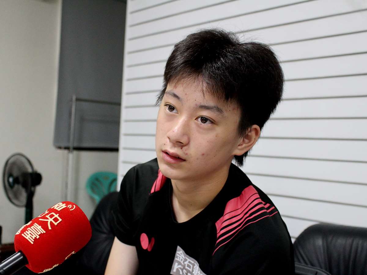 比賽落後時，郭冠宏會告訴自己，不要放棄，一個一個慢慢來 (央廣記者王照坤 攝)
