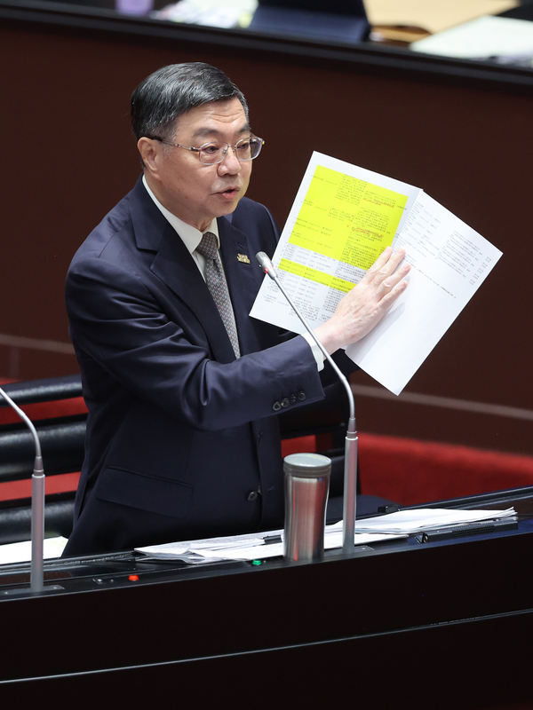 Premierminister Chuo Rong-tai (卓榮泰) hat heute vor dem Parlament den Entwurf für ein besonderes Resilienz-Budget vorgestellt. 