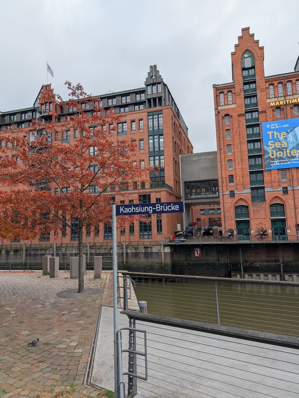Die Kaohsiung-Brücke in Hamburg (Foto: CNA)