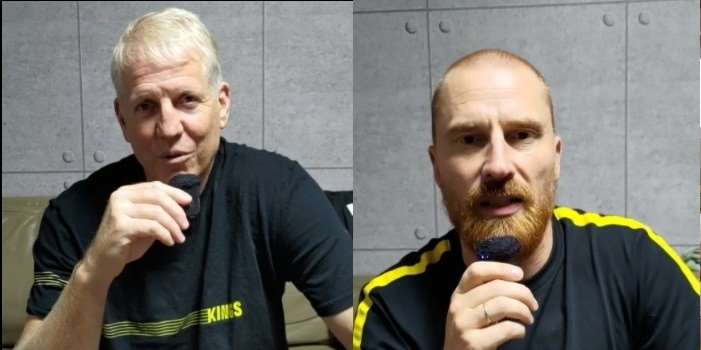 Das neue Trainer-Duo der New Taipei Kings - John Patrick (links) und Lars Masell. (Foto: Ilon Huang)
