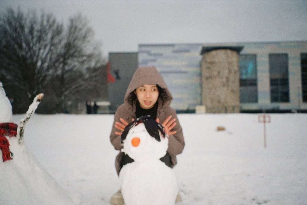 Charlotte Cheng (鄭惠慈) genießt ihren ersten Winter in Göttingen (Foto: Charlotte Cheng)