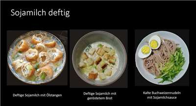 Sojamilch deftig