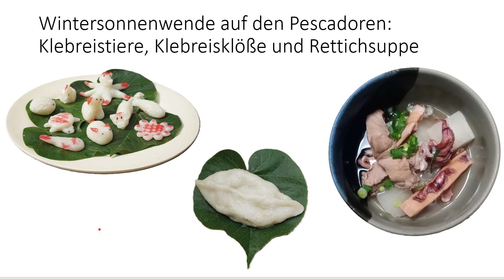 Wintersonnenwende auf den Pescadoren