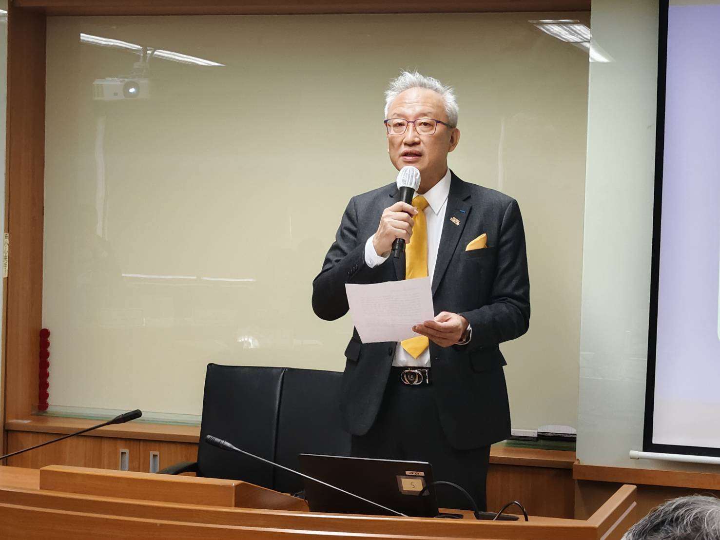  Taiwans stellvertretender Außenminister François Chi-chung Wu (吳志中) 