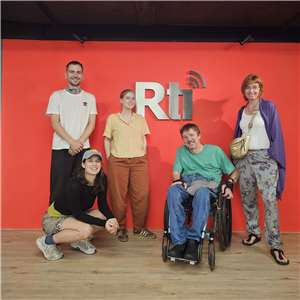 Georg (2. v. r.)  hat gemeinsam mit  Nick (h. l.), Nina (v. l.) und Sabine (r.) Taiwan bereist. (Foto: Rti)