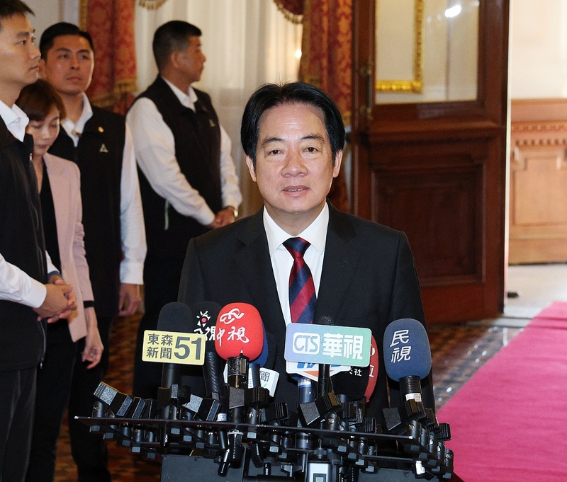 Der taiwanische Präsident Lai Ching-te (賴清德) hat die Opposition dazu aufgerufen, das vorgeschlagene Sonderverteidigungsbudget in Höhe von 40 Milliarden USD pragmatisch zu behandeln. (Foto: CNA)