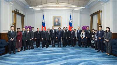 Präsident Lai Ching-te empfängt eine japanische Paralmentarierdelegation (Foto: Präsidialamt) 