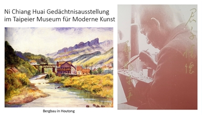 Die Ausstellung "Ein Tribut an Ni Chiang-Huai" im Taipeier Museum für Moderne Kunst