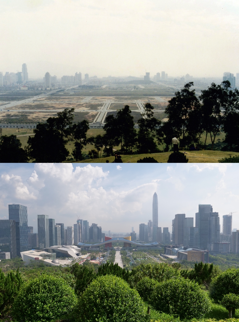 Ein Blick auf Shenzhen 1998 und 2018