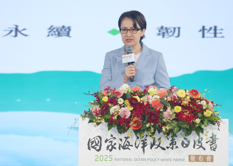 Vizepräsidentin Bi-khim Hsiao hat am heutigen Donnerstag (25.) an der Internationalen Pflegemesse in Taipei teilgenommen. (Foto: CNA)

