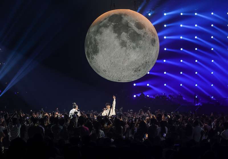 Konzert zum Mondfest in der Taipei Arena (Foto: CNA)