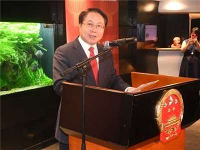 Der chinesische Botschafter in Dänemark, Wang Xuefeng. (Foto: CNA von der Website des chinesischen Außenministeriums: mfa.gov.cn)