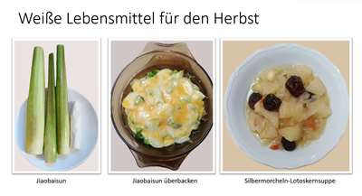 Mit weißen Lebensmitteln durch den Herbst
