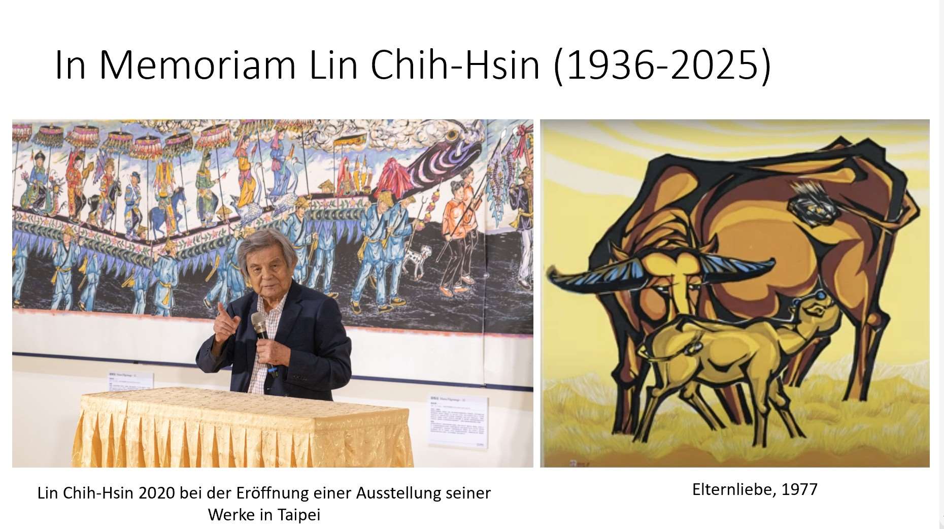 Der Künstler Lin Chih-Hsin (1936-2025) episode artwork