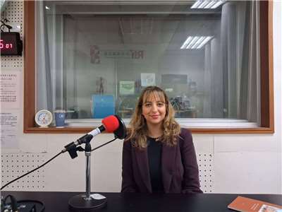 Leila Schneider, Politikreferentin und Leiterin der Wirtschafts- und Kulturabteilung am Deutschen Institut Taipei, der deutschen Auslandsvertretung in Taiwan.