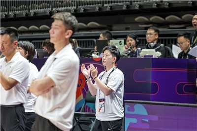 Judith Lai (賴思涵) fiebert als Team-Managerin der Nationalmannschaft mit. (Foto: Double Pump) 