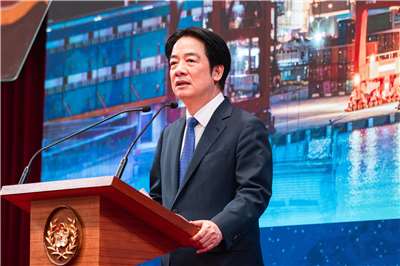 Präsident Lai Ching-te hält seine Neujahrsansprache. (Foto: Präsidialamt)