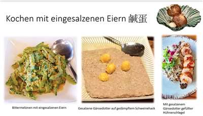 In Salz eingelegte Eier