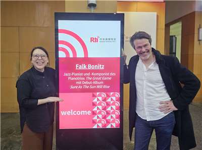 Jazz-Talent Falk Bonitz zum zweiten Mal zu Besuch bei RTI