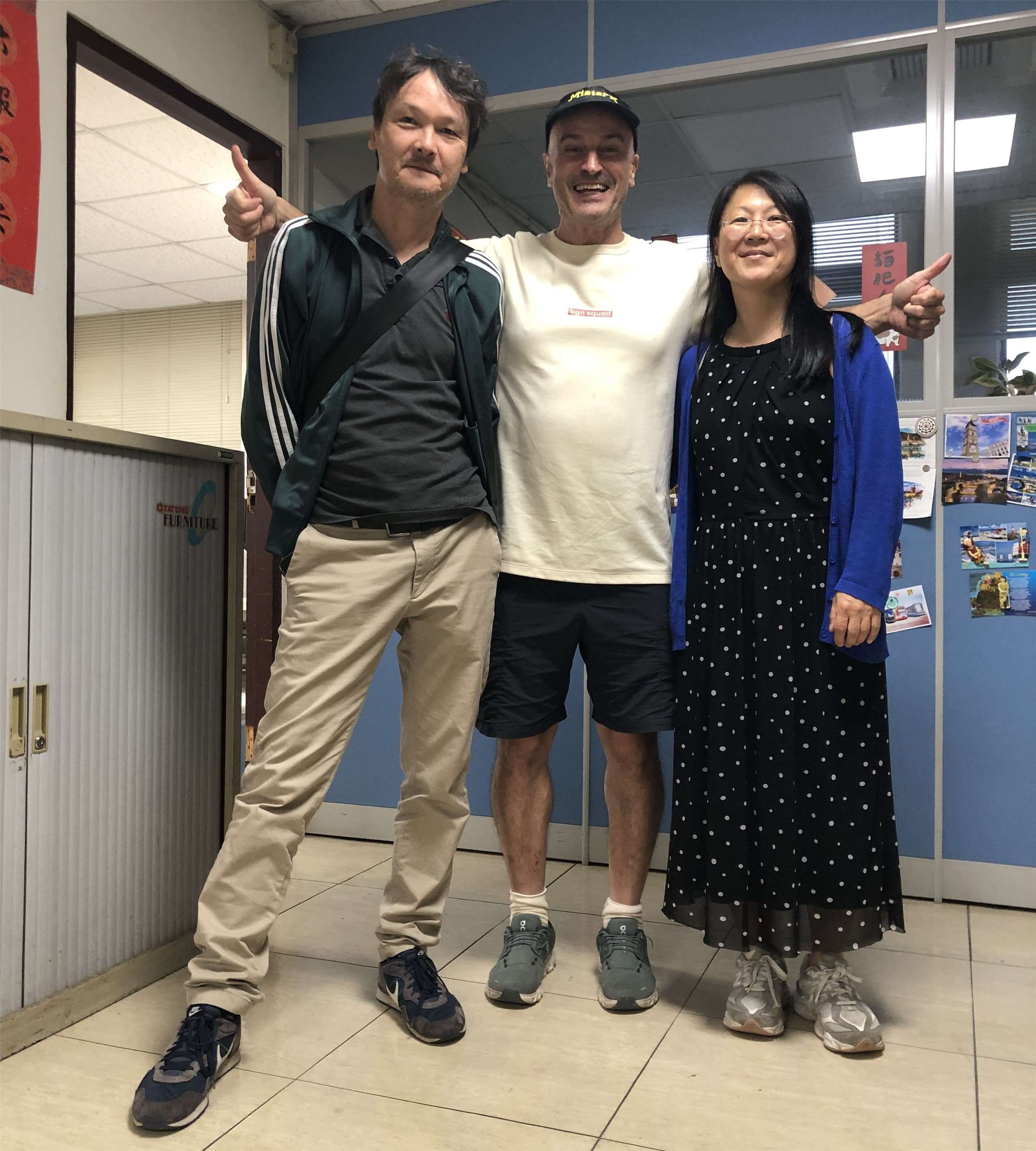 Huami, Yoyo und Alex bei RTI