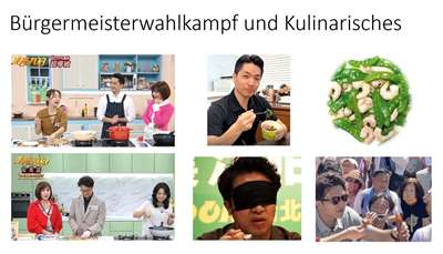 Bürgermeisterwahlkampf und Kulinarisches