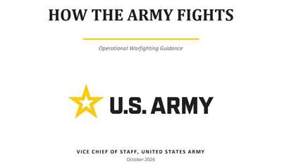 Screenshot der Titelseite der Onlineschrift "How the Army fights" unter https://api.army.mil/e2/c/downloads/2026/10/07/1af84728/how-the-army-fights.pdf