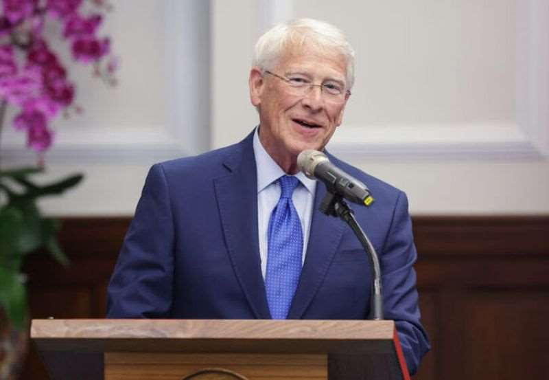 Eine Delegation unter der Leitung von Roger Wicker, dem Vorsitzenden des Streitkräfteausschusses des US-Senats, traf am 29. Januar in Taiwan ein. Dies war Wickers erster Besuch in Taiwan als Vorsitzender des Ausschusses und der erste Besuch eines Vorsitzenden des Streitkräfteausschusses des US-Senats seit neun Jahren. Das Foto zeigt Wicker bei einem Treffen mit Präsident Lai Ching-te im Präsidentenpalast am Nachmittag, wo er eine Rede hält. (CNA)