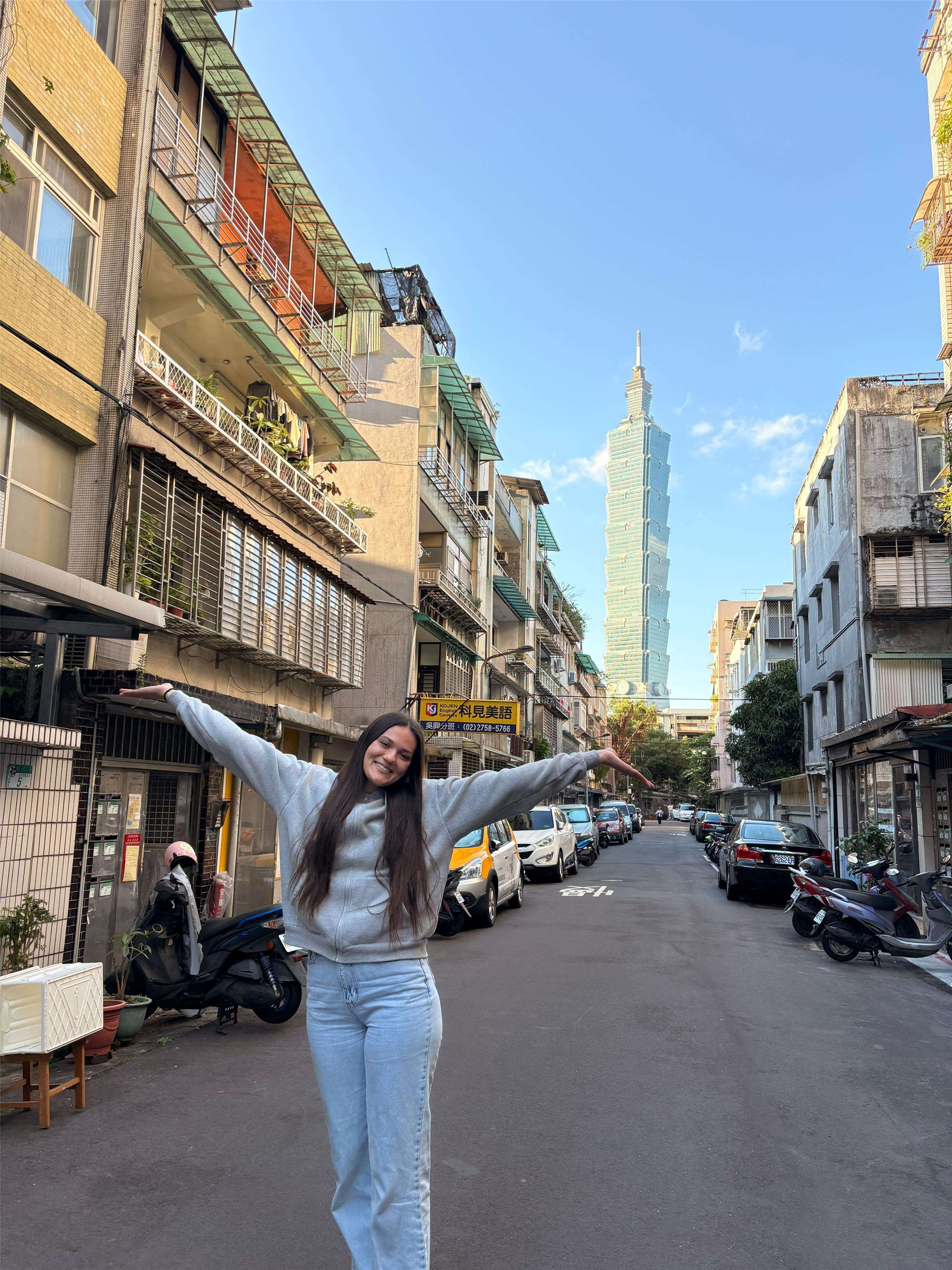 Sara Savic auf Entdeckungstour durch Taipeh (Foto: Sara Savic)