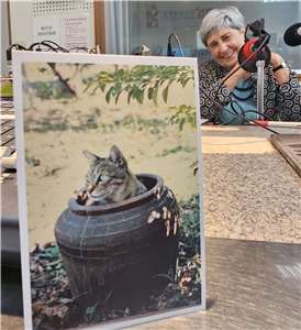 Die Hauptfigur ShaoBai war natürlich mit im Aufnahmestudio 