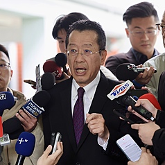 Verteidigungsminister Wellington Koo kritisiert KMT-Entwurf des Sonder-Verteidigungshaushalts (Foto: CNA)