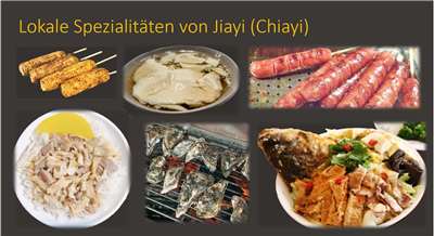 Lokale Spezialitäten von Chiayi