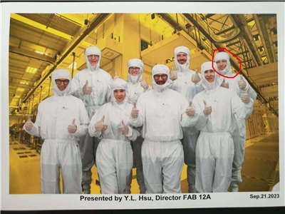Günter dolmetscht regelmäßig auch bei Besuchen von Delegationen bei TSMC. (Foto: Günter Whittome)