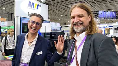 Marco Mezger mit Dr. Josef Goldberger, Leiter des Wissenschaftlichen Koordinierungsbüros des Freistaates Sachsen (Saxony Science Liaison Office Taiwan).