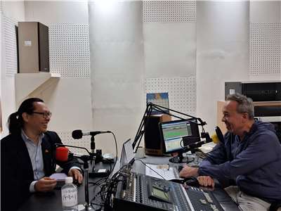 Howard Hsu im RTI Studio (Foto: Ilon Huang)