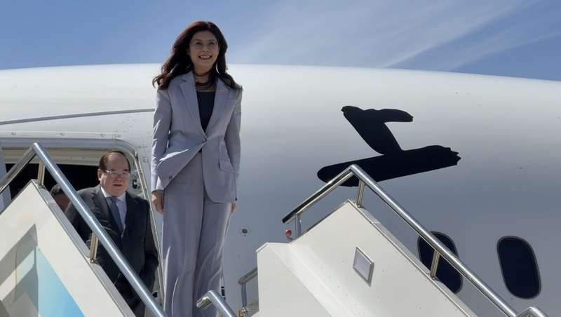 Cheng Li-wun, Vorsitzende der größten Oppositionspartei Taiwans, der Kuomintang, leitet derzeit eine Delegation nach China. (Foto: CNA)