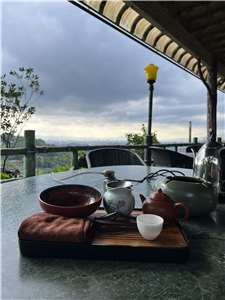 Maokong (貓空) im Südosten Taipeis ist für seine Teehäuser bekannt. (Foto: Juliane Miller)