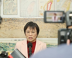 Innenministerin Liu Shih-fang (劉世芳) sagte am 23. April bei einer Befragung im Parlament, man werde die App einer Risikoüberprüfung unterziehen. (Foto: CNA)
