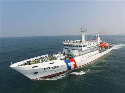 Ein Schiff der Küstenwache. (Foto: Küstenwache)