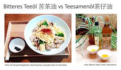 Bitteres Teeöl vs. Teesamenöl
