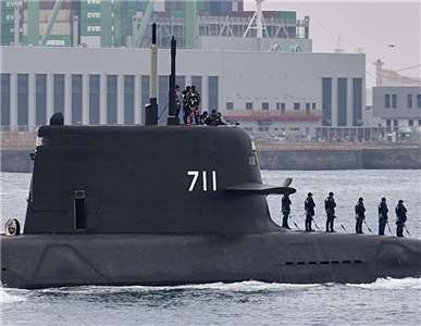 Das U-Boot „Narwhal“ (Hai Kun/海鯤軍艦/SS-711), Taiwans erstes selbst entwickeltes und gebautes U-Boot.