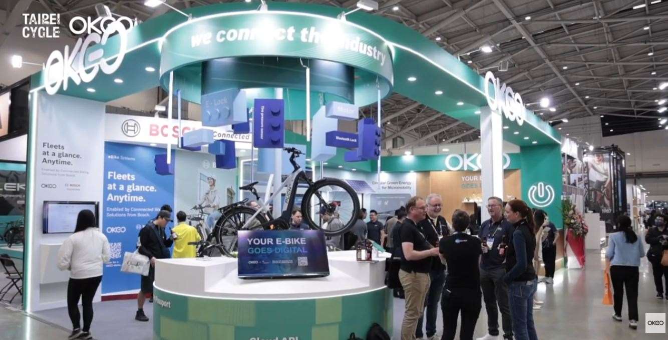 Der OKGO Stand während der TaipeiCycle