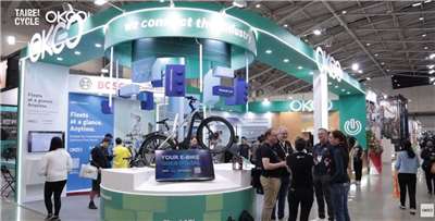 Der OKGO Stand während der TaipeiCycle