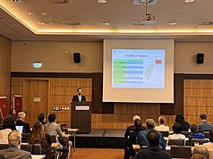 Taiwans Gesundheitsminister Shih Chung-liang  in Berlin  bei einer Konferenz zur Förderung der Widerstandsfähigkeit internationaler Gesundheitssysteme im Rahmen des "Global Cooperation and Training Framework (GCTF)" (Foto: CNA)
