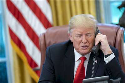 Schon zweimal hat US-Präsident Donald Trump in der vergangenen Woche davon gesprochen, mit dem taiwanischen Präsidenten Lai Ching-te (賴清德) über Rüstungskäufe telefonieren zu wollen. (Archivbild, Weißes Haus)