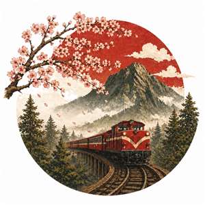 Die Alishan-Waldbahn wurde unter japanischer Herrschaft gebaut - und hat auch das Leben der Indigenen vor Ort beeinflusst. (Quelle: KI-generiert)