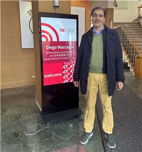 Diego Maccagni, Unternehmer und Besitzer des italienischen Restaurants “Gusto Market of Taste” in Taipei