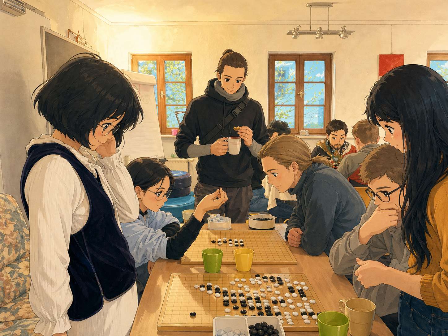 Spieleabend (AI generiert, Andreas Opfermann)
