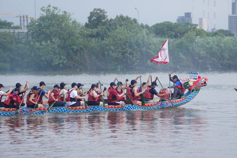 Drachenboot beim Internationalen Drachenbootrennen Taipei (Foto: CNA)